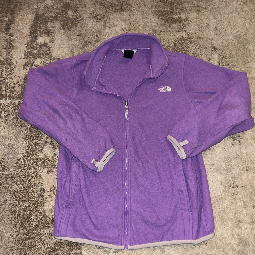 North face fleece zip up